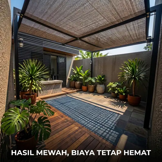 Paranet untuk teras dan patio